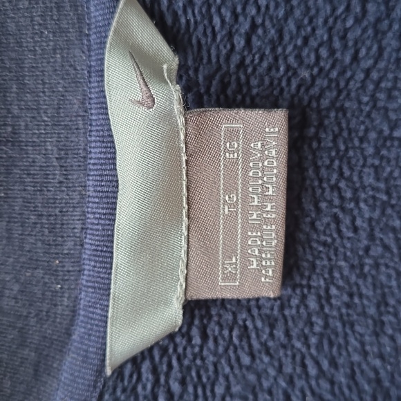 Y2K Vintage Nike Navy Crewneck Pullover Sweatshirt Size XL - Picture 9 of 11